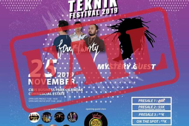 Klarifikasi Batalnya Closing Ceremony T'Fest 2019