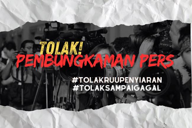 Siaran Pers : Pernyataan Sikap Bersama Organisasi Pers, Gabungan Pers Mahasiswa dan Organisasi Pro Demokrasi di Jakarta